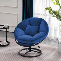 Blue discount papasan chair